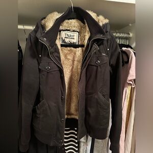 ⚡️SOLD ⚡️Aritzia Lined fur jacket.